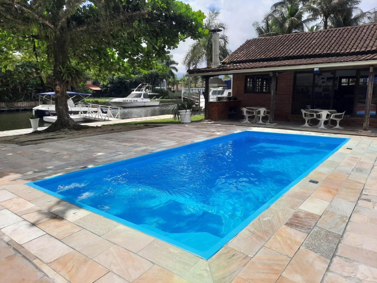 Casa Na Marina Com Piscina Churrasqueira E Pier Guaruja Luaran gambar