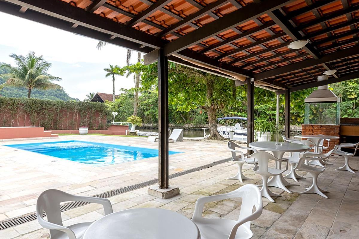 Casa Na Marina Com Piscina Churrasqueira E Pier Guaruja Luaran gambar